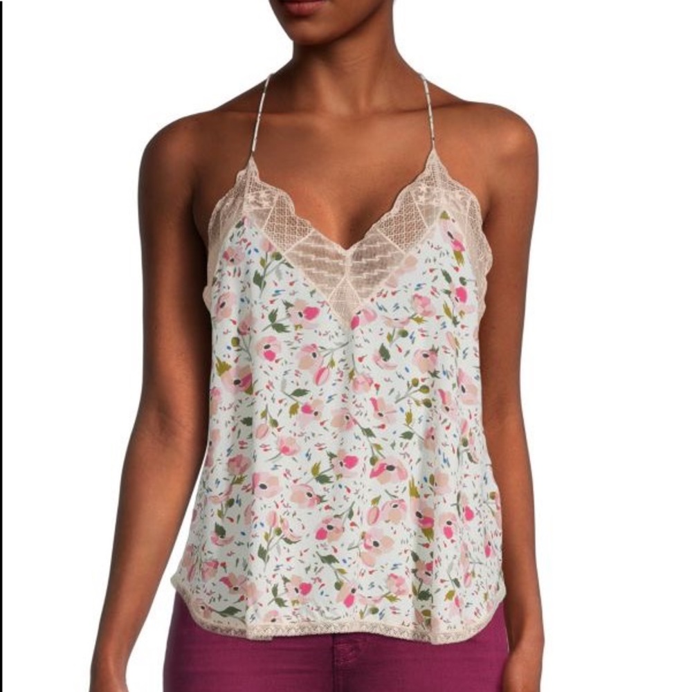 NWT ZADIG & VOLTAIRE Christy Anemone Floral Top